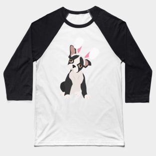 bunny Boston terrier Baseball T-Shirt